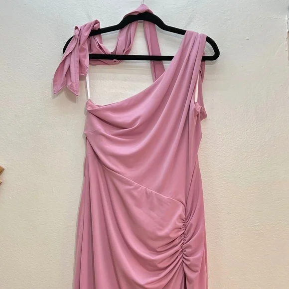 Katie May Raising The Bar Ruched One Shoulder Dress